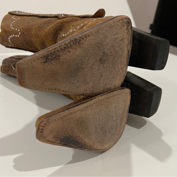 OLD GRINGO brown leather silver stud detail 6.5 - Picture 11 of 16